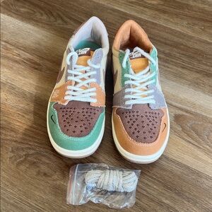 Nike Zion Williamson x Air Jordan 1 Retro Low OG Voodoo Men's Shoes size 10.5